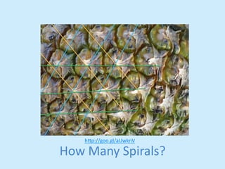 h,p://goo.gl/aUwknV 
How 
Many 
Spirals? 
 
