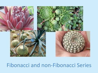 Fibonacci 
and 
non-­‐Fibonacci 
Series 
 
