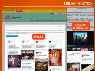 SEEJAY IN ACTION
BRICKS
GALLERY
& TIMELINE
 