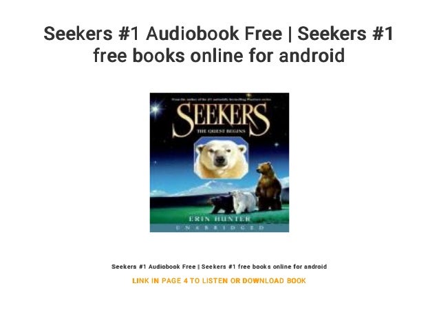 seekers 1 audiobook free seekers 1 free books online for android seekers books