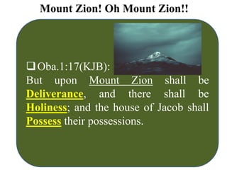 Seeking God's Presence For Direction By Rev. Dele Shobowale