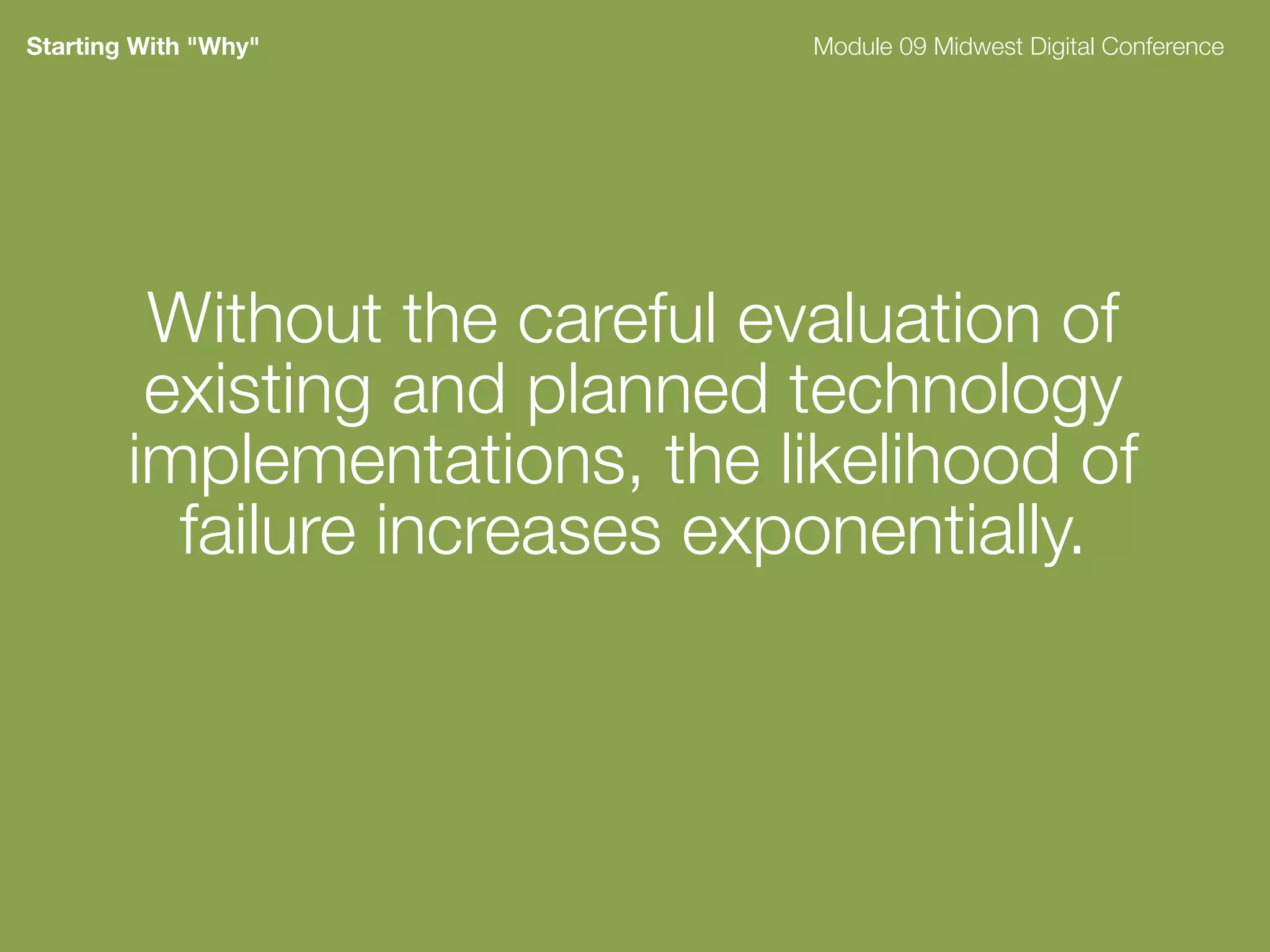 Seeking The Why - Module 09