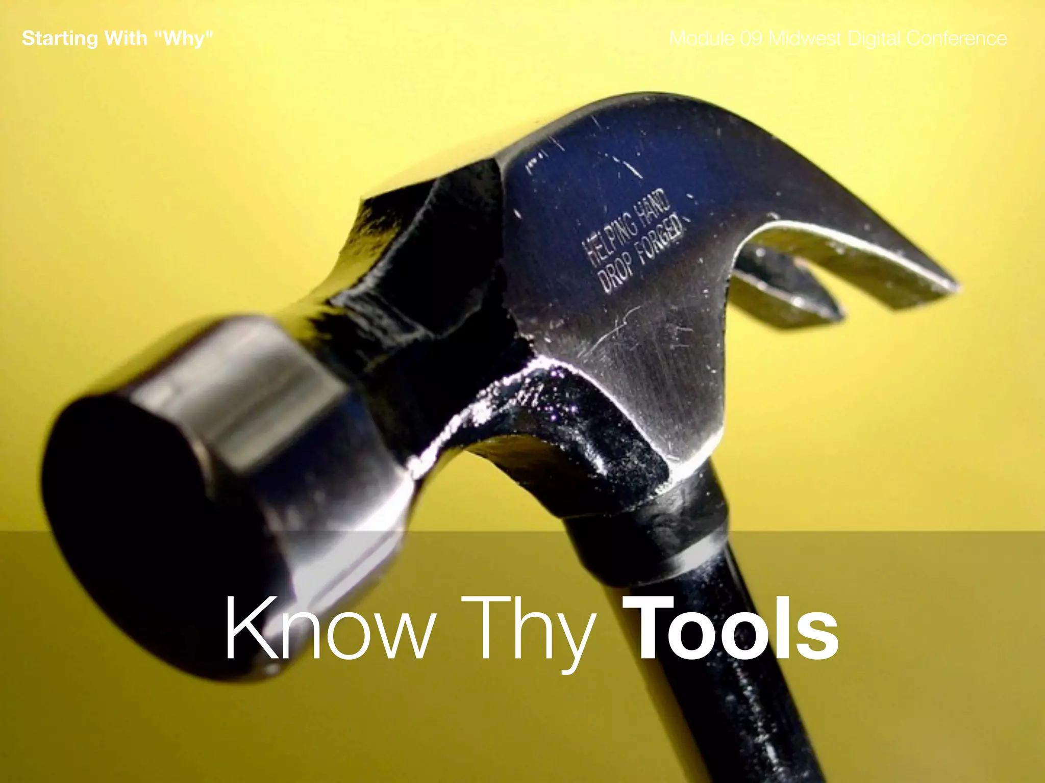 Seeking The Why - Module 09