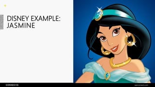 DISNEY EXAMPLE:
JASMINE
seenconnects.com
 