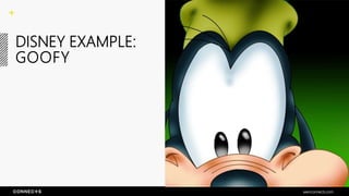 DISNEY EXAMPLE:
GOOFY
seenconnects.com
 