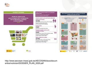 http://www.aecosan.msssi.gob.es/AECOSAN/docs/docum
entos/nutricion/DOSSIER_PLAN_2020.pdf
 