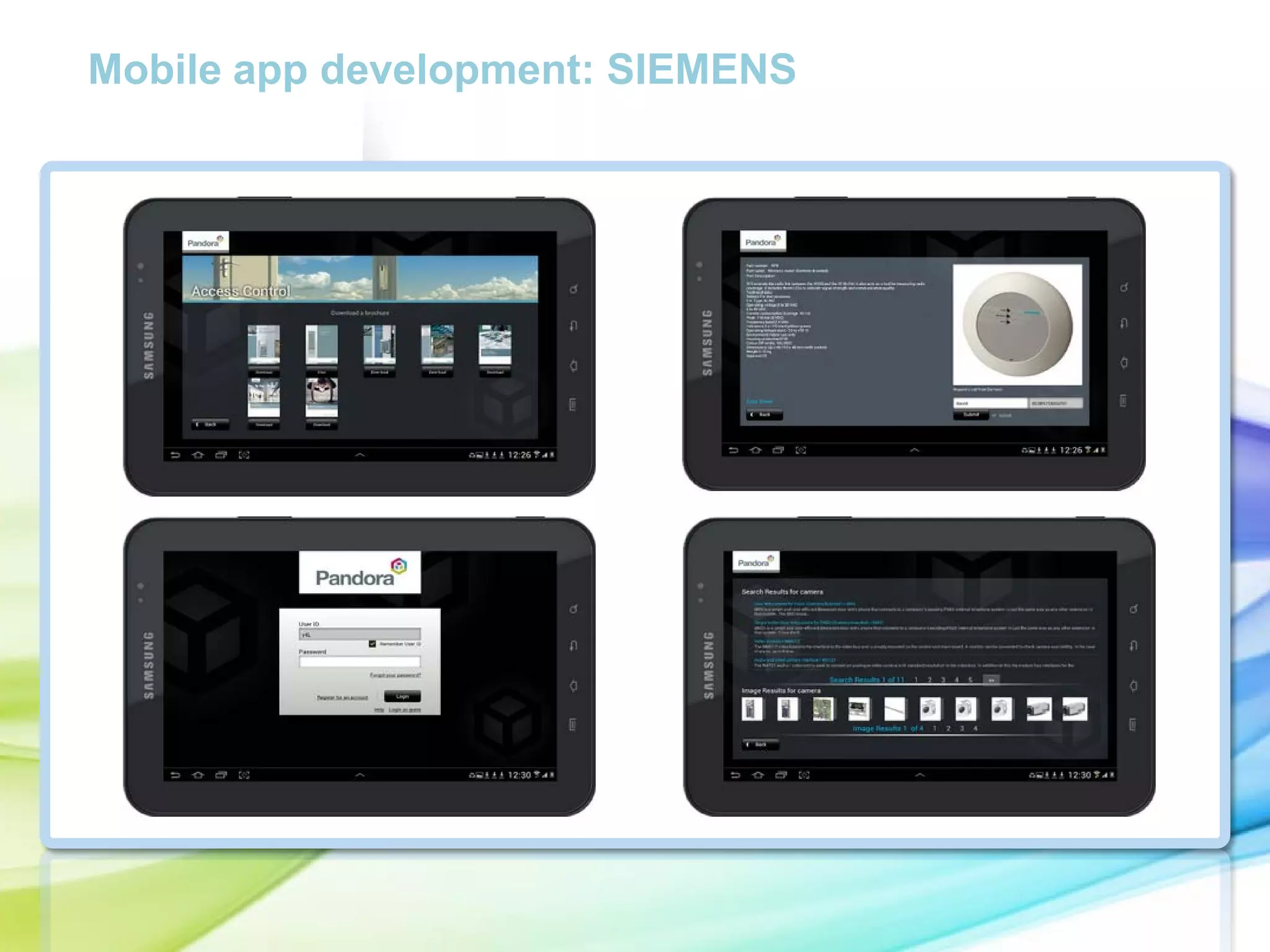 Mobile app development: SIEMENS

cc

 