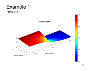 Example 1
Results
13
 