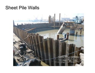 Sheet Pile Walls
 