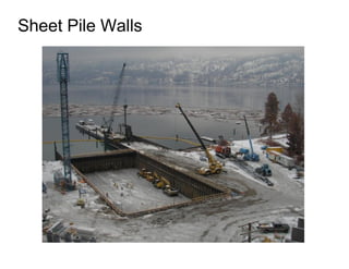 Sheet Pile Walls
 