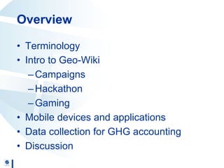 See Potential for crowdsourcing and mobile phones Nov 10 2014