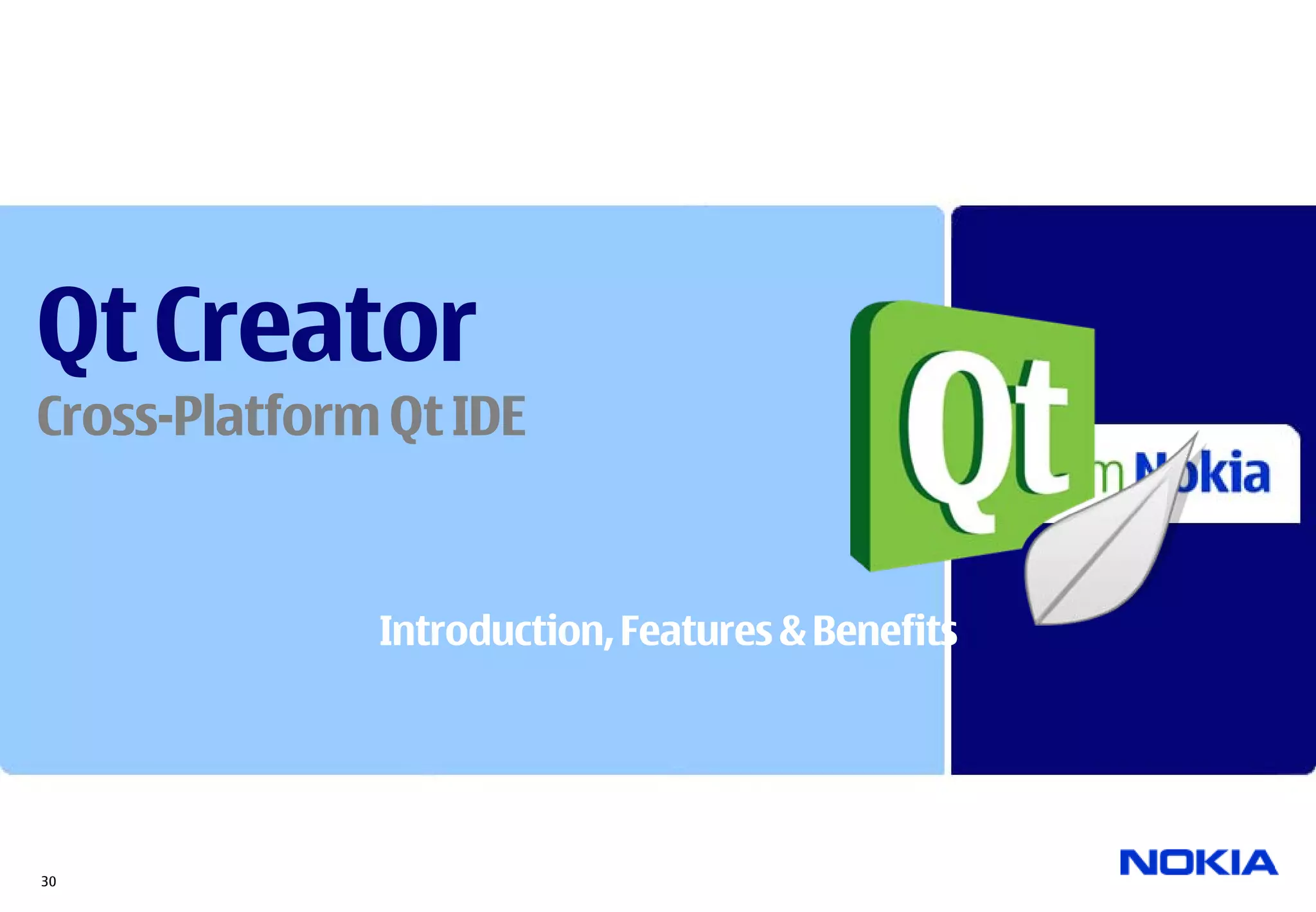 Qt in depth - presentation for Symbian expo 2009 | PPT