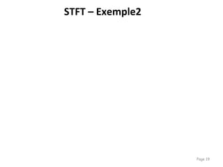 Page 19
STFT – Exemple2
 