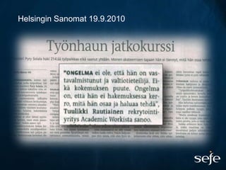Helsingin Sanomat 19.9.2010
 