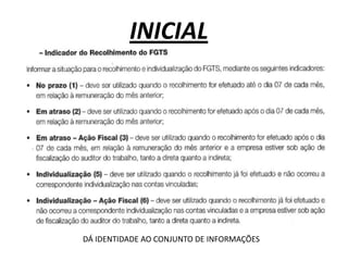 INICIAL




DÁ IDENTIDADE AO CONJUNTO DE INFORMAÇÕES
 