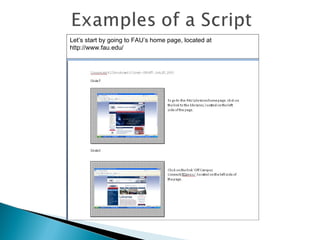 Let’s start by going to FAU’s home page, located at
http://www.fau.edu/
 