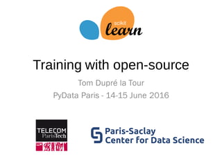 Training with open-source