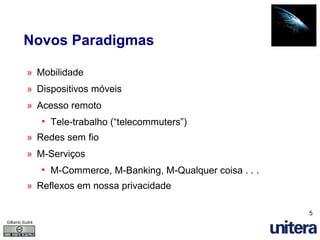 Seg da Informação e Comp Movel Novos Desafios