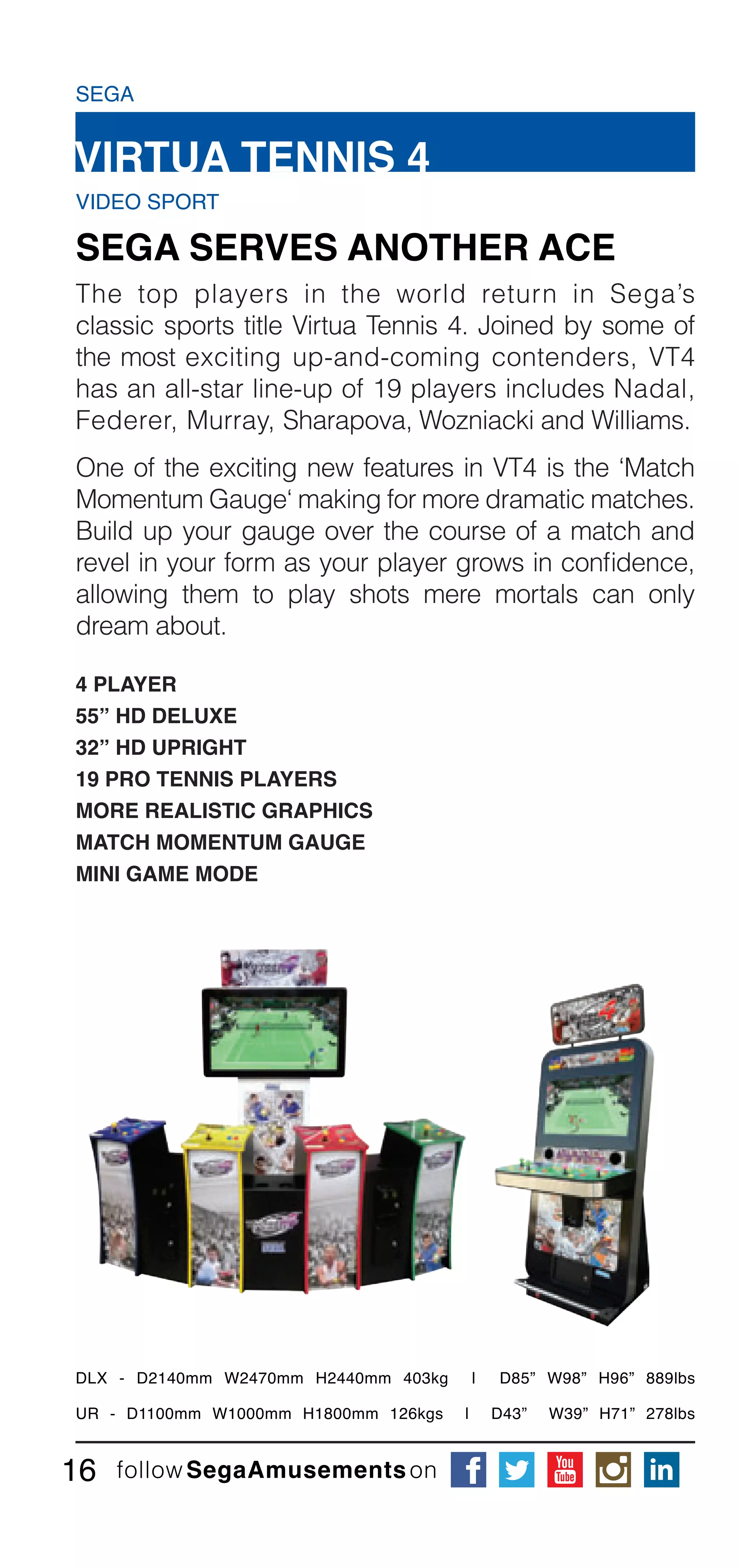 Sega amusements game product catalogue 2014 (english) email