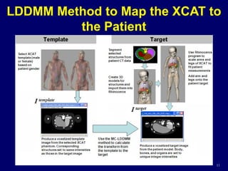 11
LDDMM Method to Map the XCAT to
the Patient
 