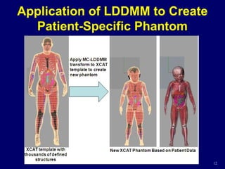 12
Application of LDDMM to Create
Patient-Specific Phantom
 