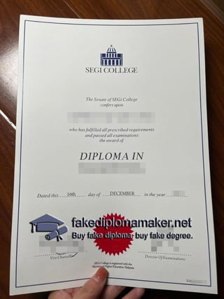 SEGi College diploma