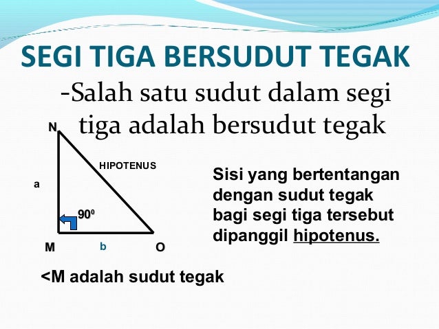 MATEMATIK TINGKATAN 1 - MENGKLASIFIKASIKAN SEGITIGA