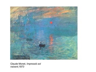 Claude Monet,  Impressió sol naixent,1873 