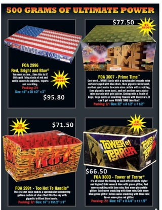 Firework List.pdf Segment 008 of fireworks catalog | PDF