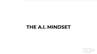 THE A.I. MINDSET
 