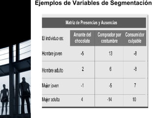 Ejemplos de Variables de Segmentación  