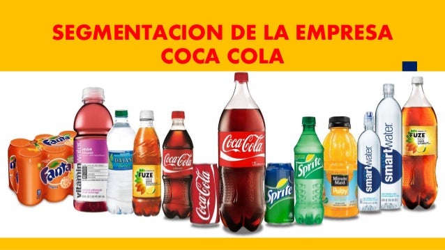 EJEMPLO DE SEGMENTACIÓN DE MERCADO DE COCA COLA