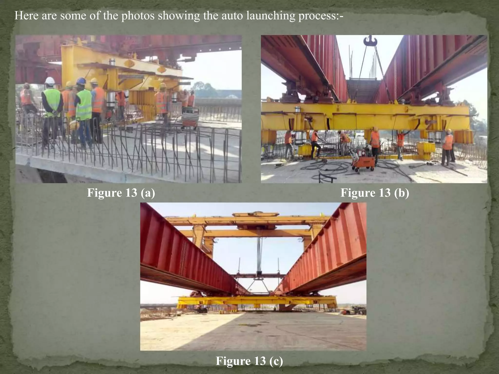 Here are some of the photos showing the auto launching process:-
Figure 13 (a) Figure 13 (b)
Figure 13 (c)
 