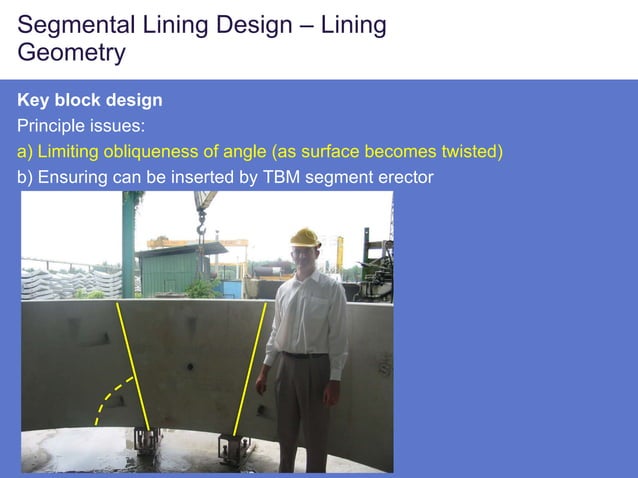 Segmental Lining Design Presentation | PPT
