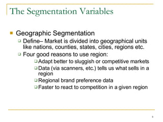 Segmentation | PPT