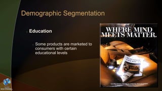 Consumer Behavior Analysis, Segmentation, demographic segmentation