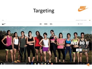 Nike's Targeting Positioning Marketing