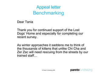 © Pareto Fundraising 2009Value to date by donor type
