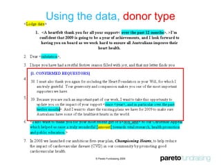 Find out where you can have the biggest impact© Pareto Fundraising 2009
