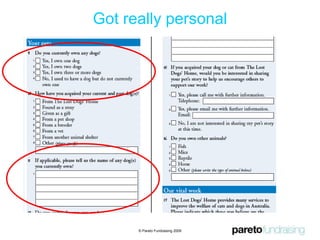 Less donors giving multiple gifts© Pareto Fundraising 2009