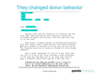 Surveys rock© Pareto Fundraising 2009