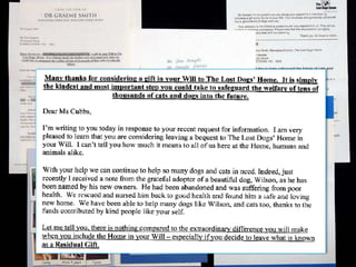 Getting personal: using the dataGot personal with donors
