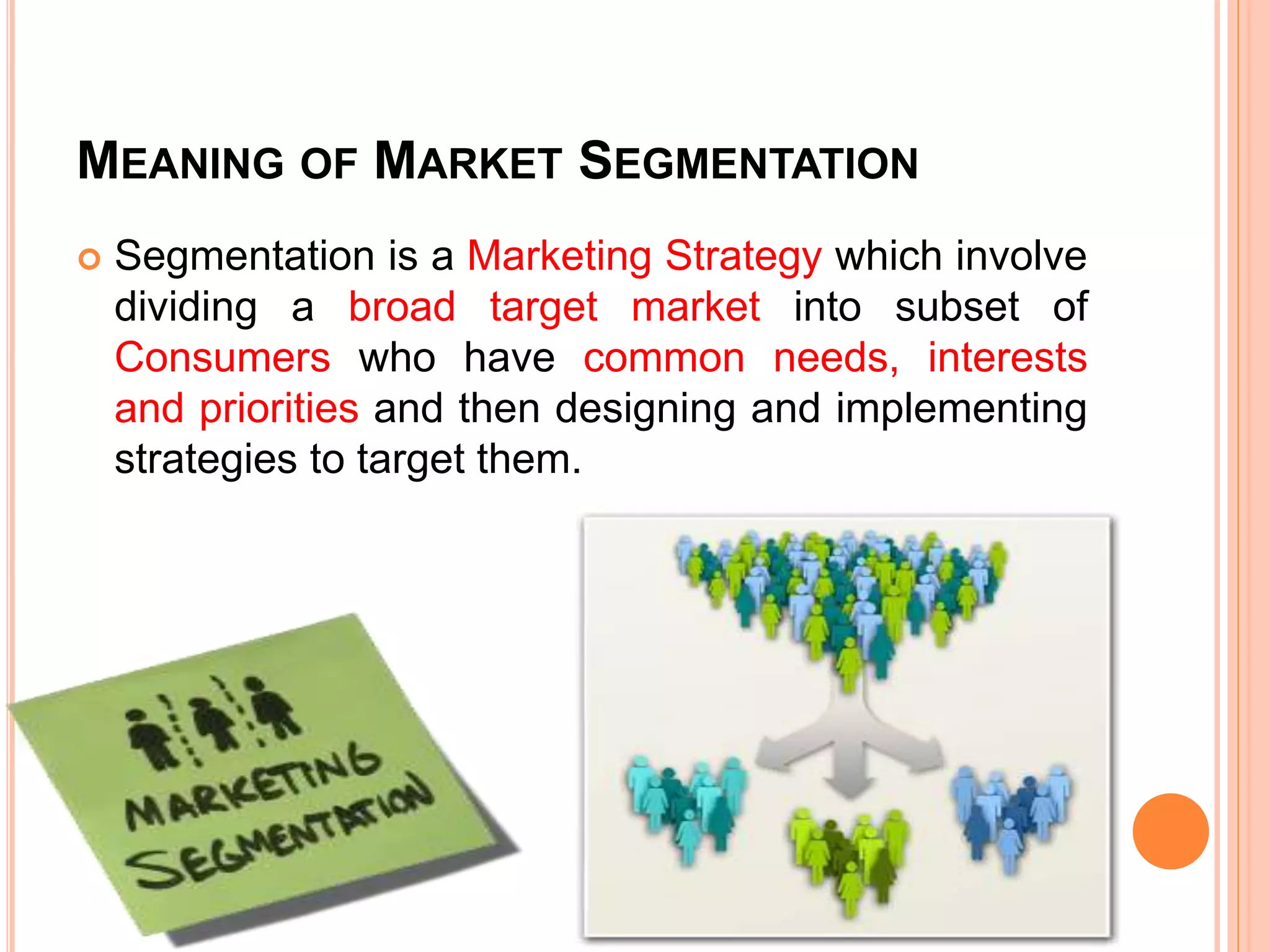 Defination Segmentation Segmentation presentation | PPTX