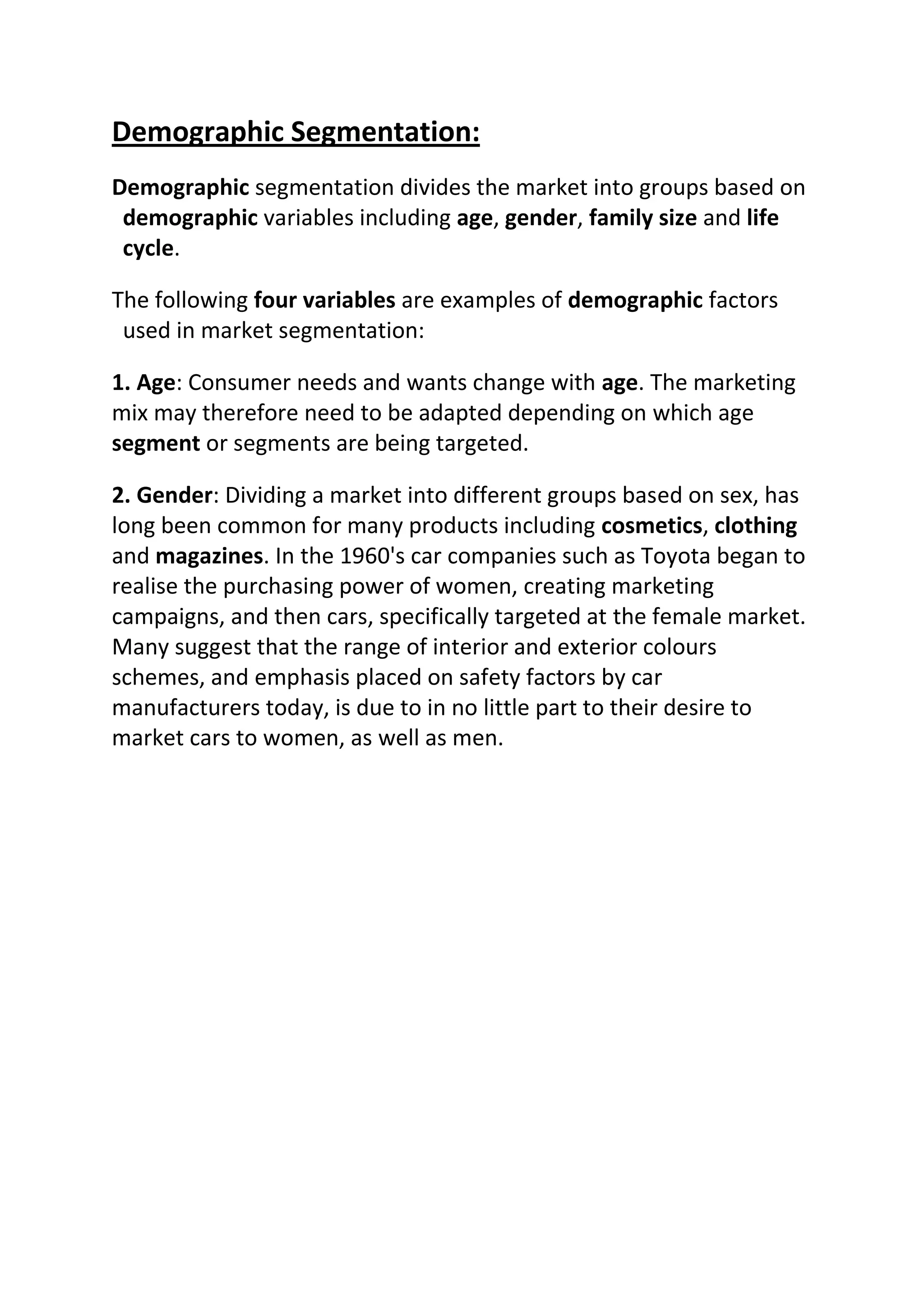 Market Segmentation DOC