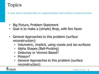 Point Cloud Segmentation for 3D Reconstruction | PDF