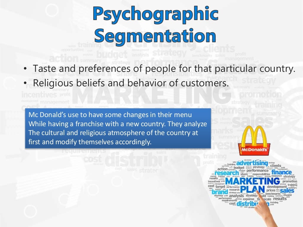 Segmentation, targeting and positioning of McDonalds by Bilal khan