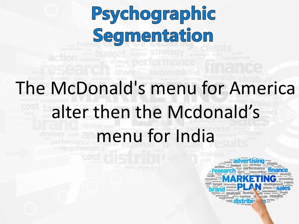 Segmentation, targeting and positioning of McDonalds by Bilal khan