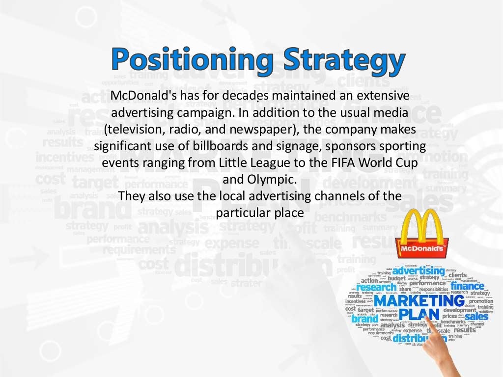 Segmentation, targeting and positioning of McDonalds by Bilal khan
