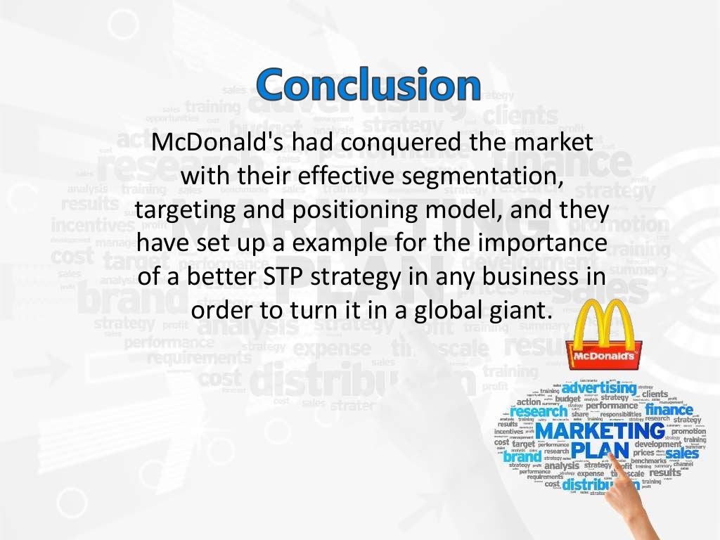 Segmentation, targeting and positioning of McDonalds by Bilal khan