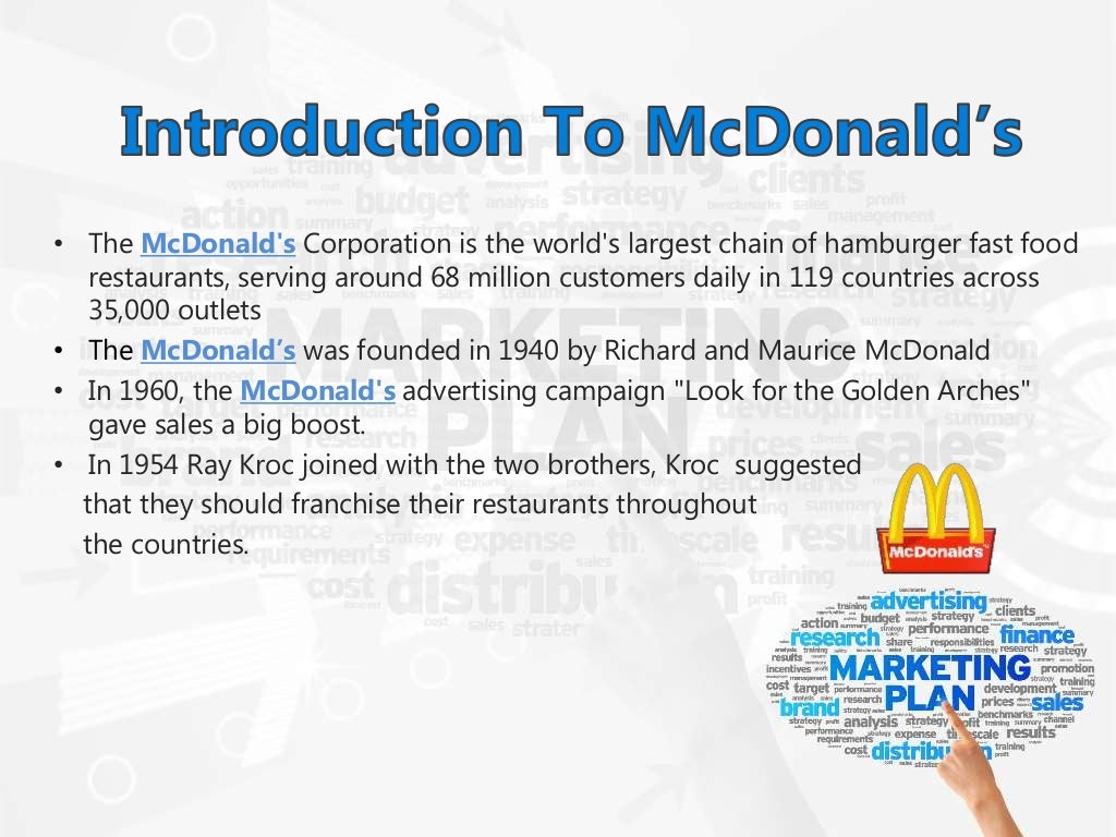 Segmentation, targeting and positioning of McDonalds by Bilal khan